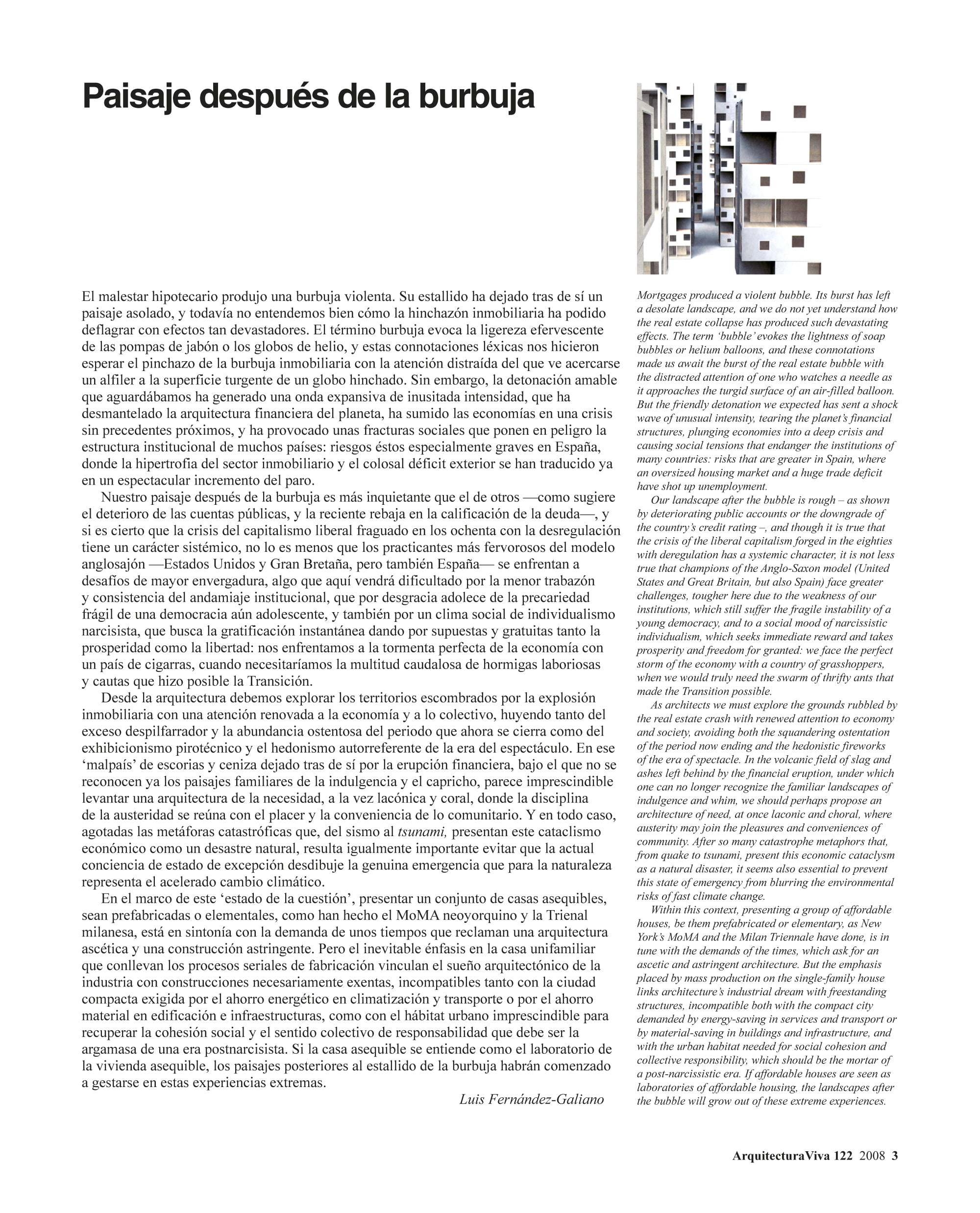 Arquitectura Viva 122 Arquitectura Viva 122