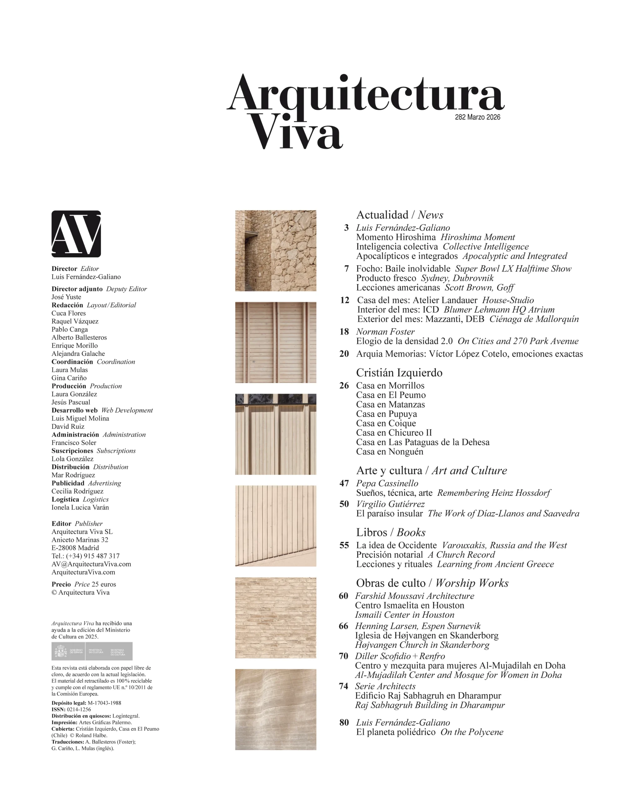 Arquitectura Viva 282 Arquitectura Viva 282